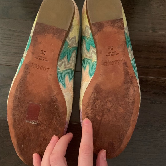 Missoni ballet flats crotchet pastel - Picture 3 of 4